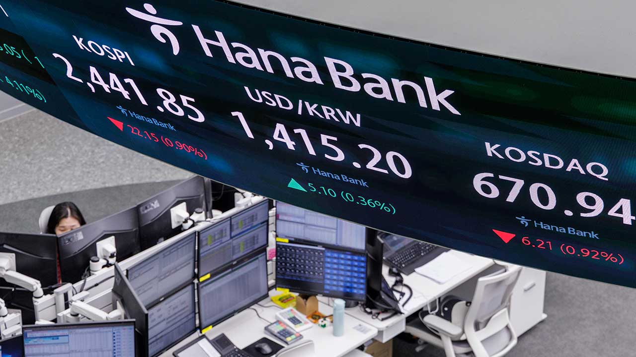 원·달러 환율 25.8원 내린 1424.1원에 마감