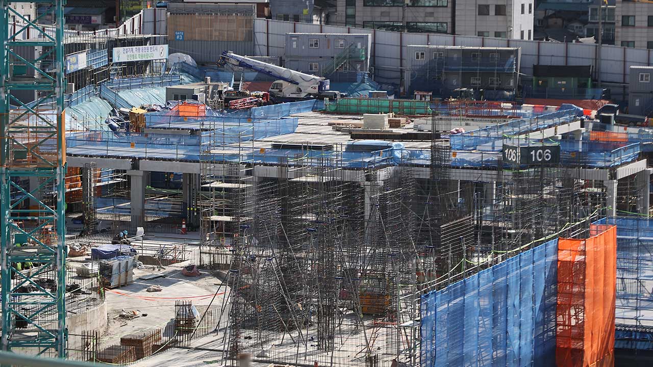 건설경기 불황에‥1분기 부동산업 대출 12년 만에 첫 감소