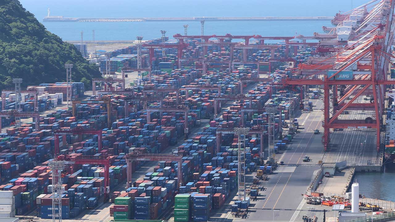 지난달 수출 608억 달러‥역대 7월 최대 실적