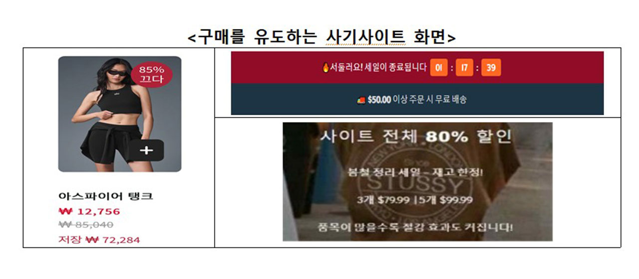 "미국 요가복 80% 할인"‥유명 의류 가짜 사이트에 피해 137건