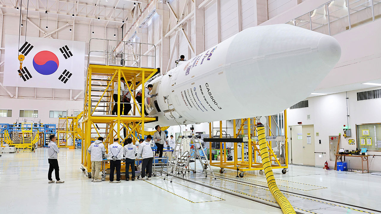 누리호 4차 발사 'D-3'‥오늘 총조립 완료 '준비 끝'