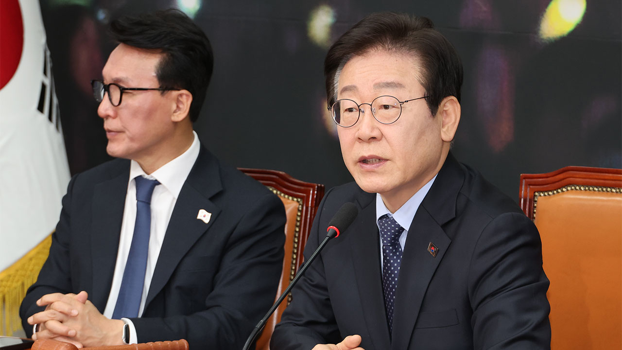 이재명 "채해병 특검법 신속하게 재추진‥양심 있으면 반대 말라"