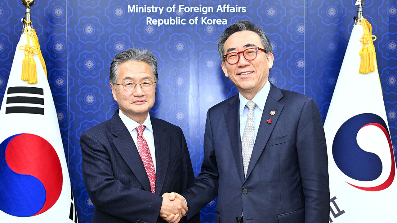 조태열 외교 장관, 미국대사대리 접견‥"한미 동맹 발전 위해 힘써달라"