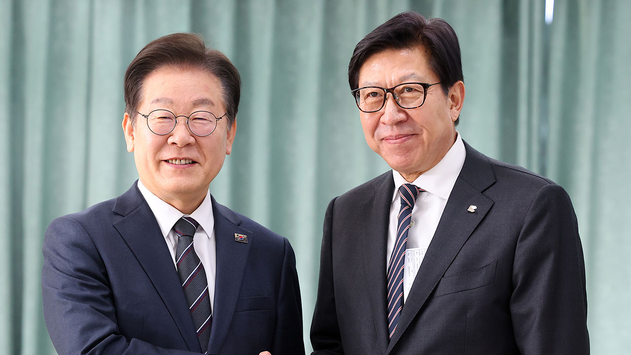 부산 찾은 이재명 "북극항로 시급"‥박형준 "글로벌허브도시가 시급"