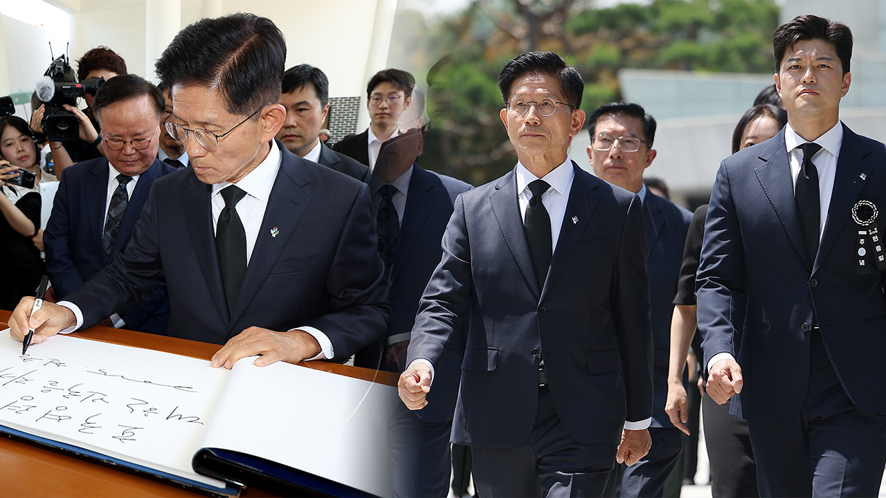 김문수, 현충원 참배‥연일 공개 일정에 '당권 행보' 해석