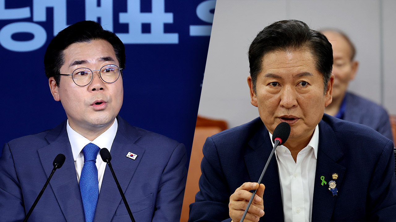 민주당, 정청래·박찬대 당대표 후보 등록‥'명심 경쟁' 맞대결