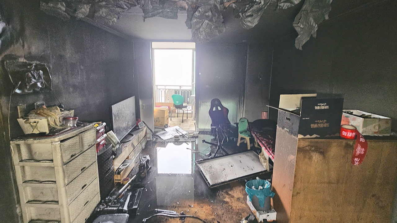 경기 파주시 아파트 화재‥아들 숨지고 어머니 부상