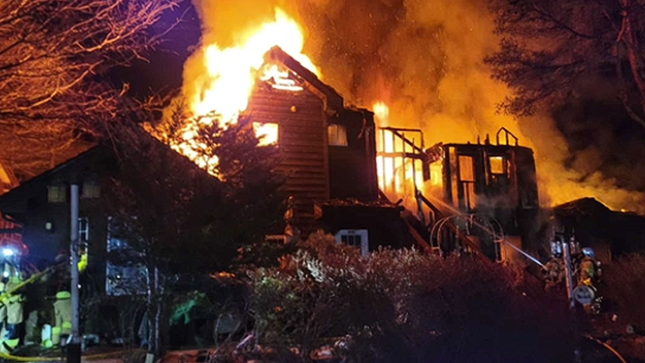 강원도 평창 펜션서 불‥투숙객 1명 사망