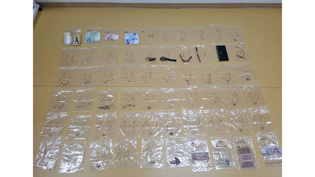 서울 다세대주택 돌며 3억여 원 어치 훔친 50대 남성 검거