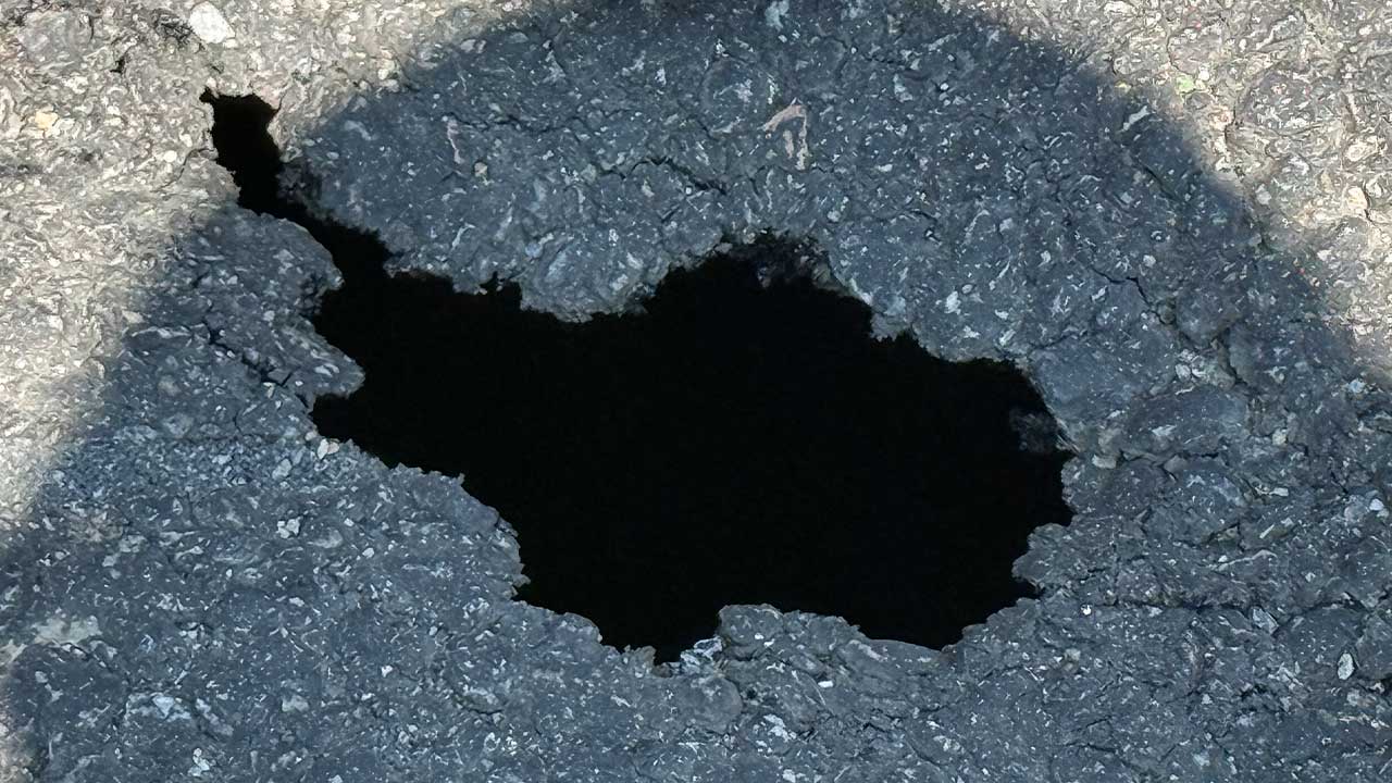 인천 서구서 사흘 연속 땅꺼짐 발생‥인천 송도도 땅꺼짐