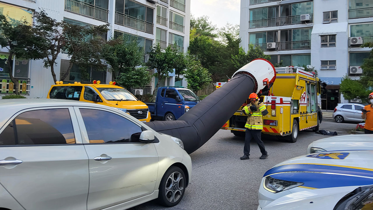 경기 남양주 아파트 화재로 끊긴 전기·수도 33시간 만에 복구