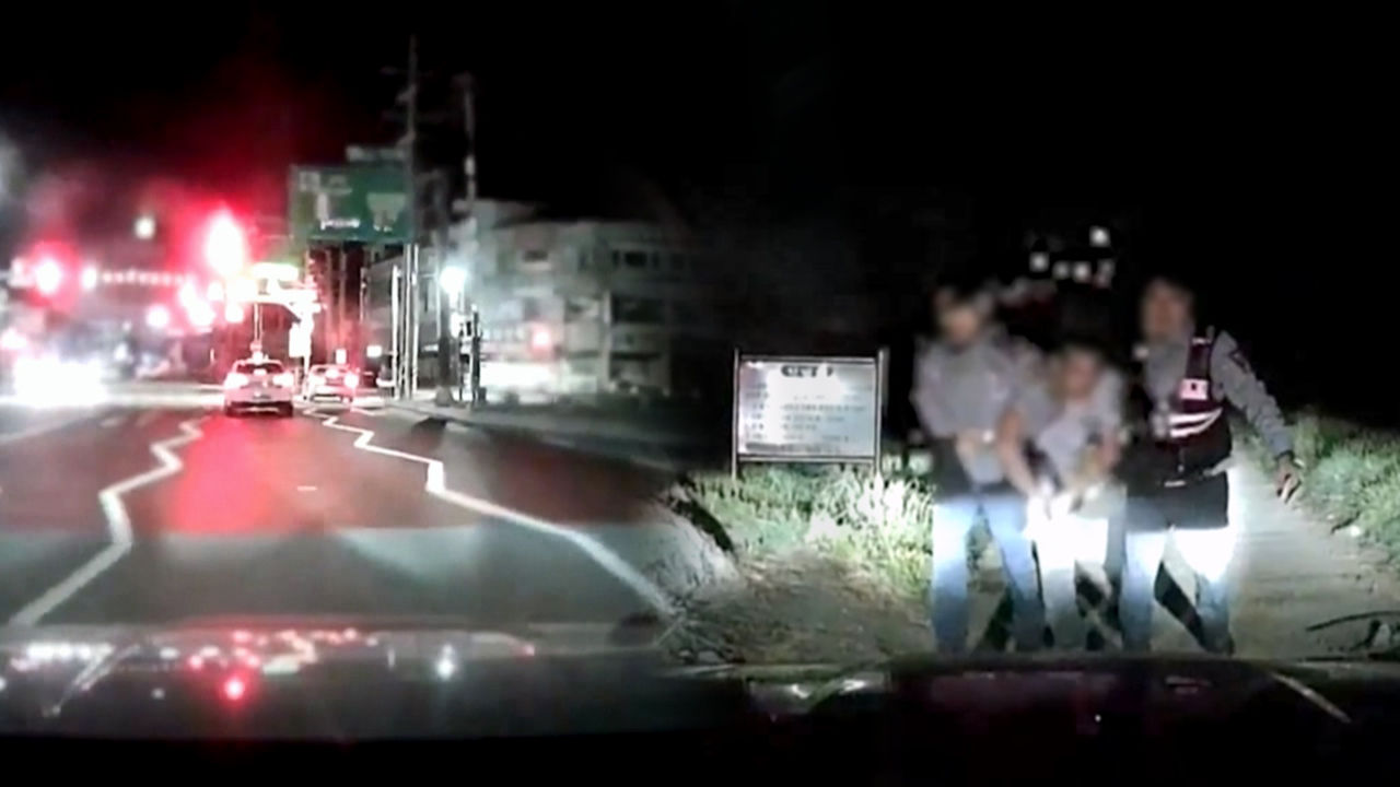 '무면허 마약 운전'한 불법체류 외국인 검거