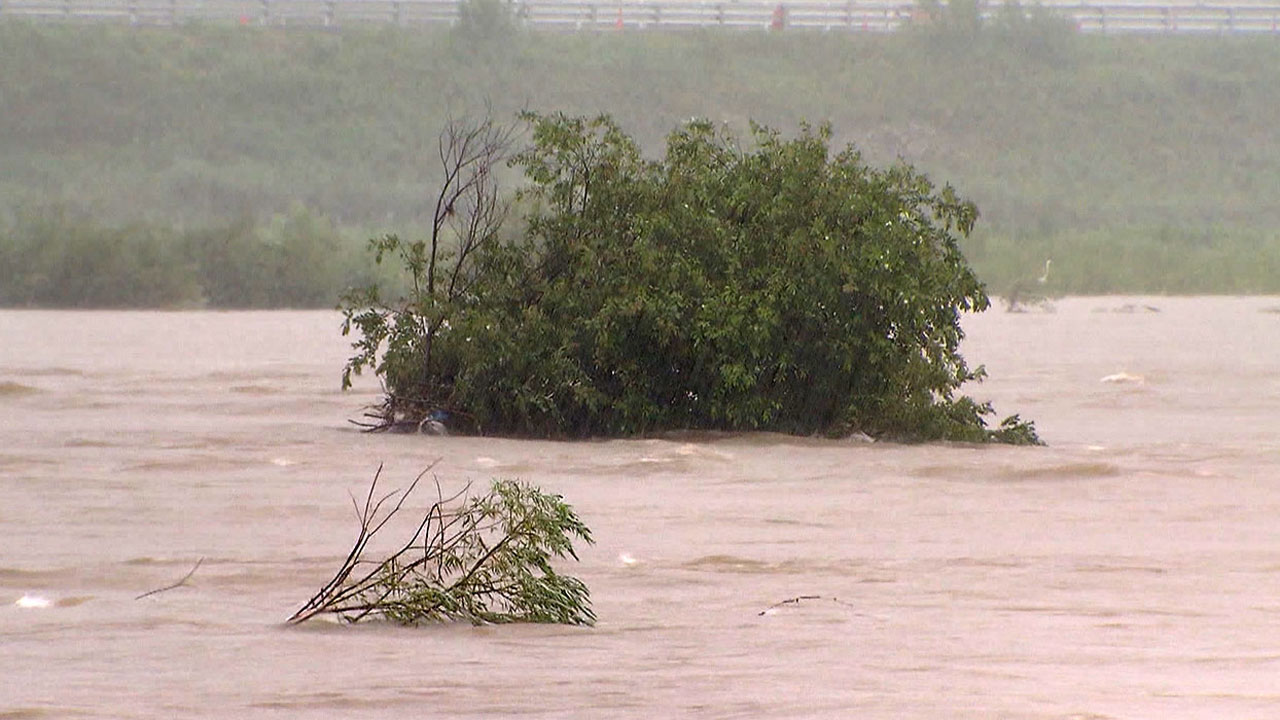 서울 목감천 너부대교 홍수주의보 발령‥"침수우려지역 확인"