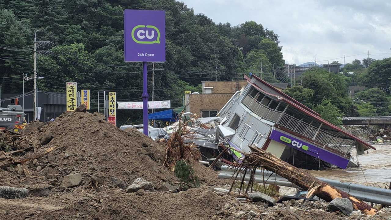 밤사이 폭우로 경기북부 도로 36개소 도로 통제 중