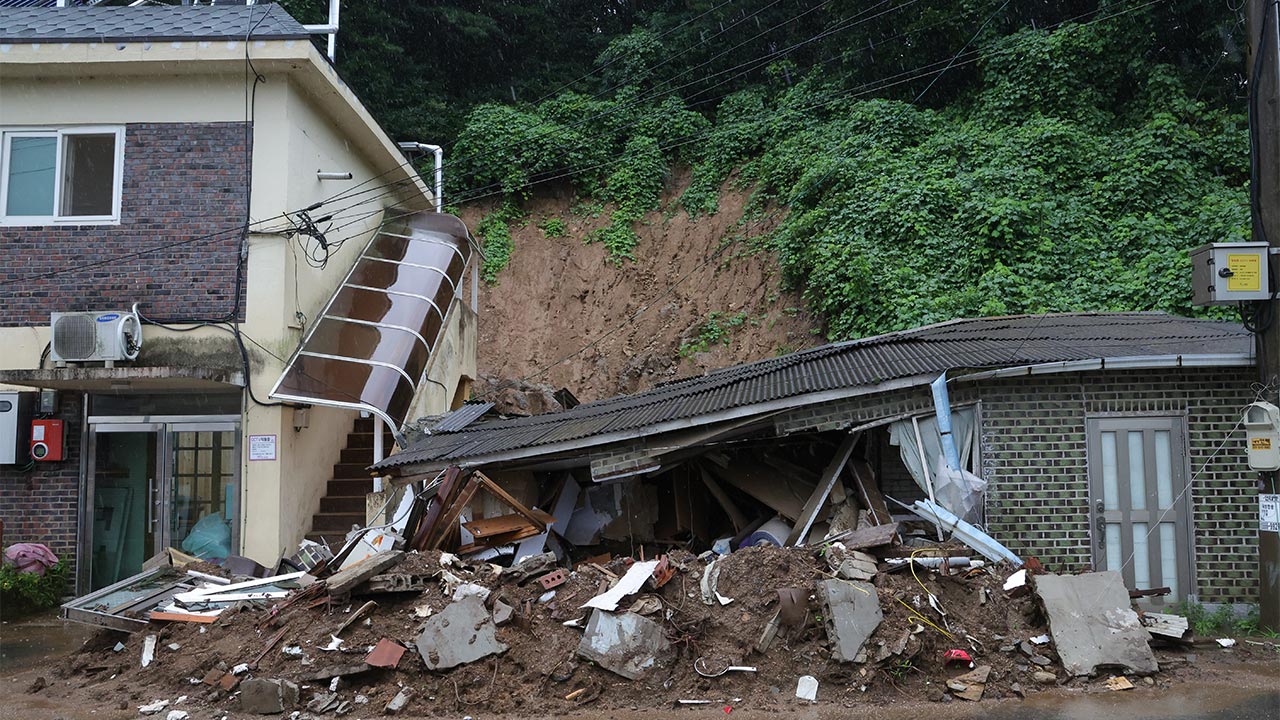 산림청, 서울·인천·경기·강원·충남 산사태 위기 경보 '경계' 발령