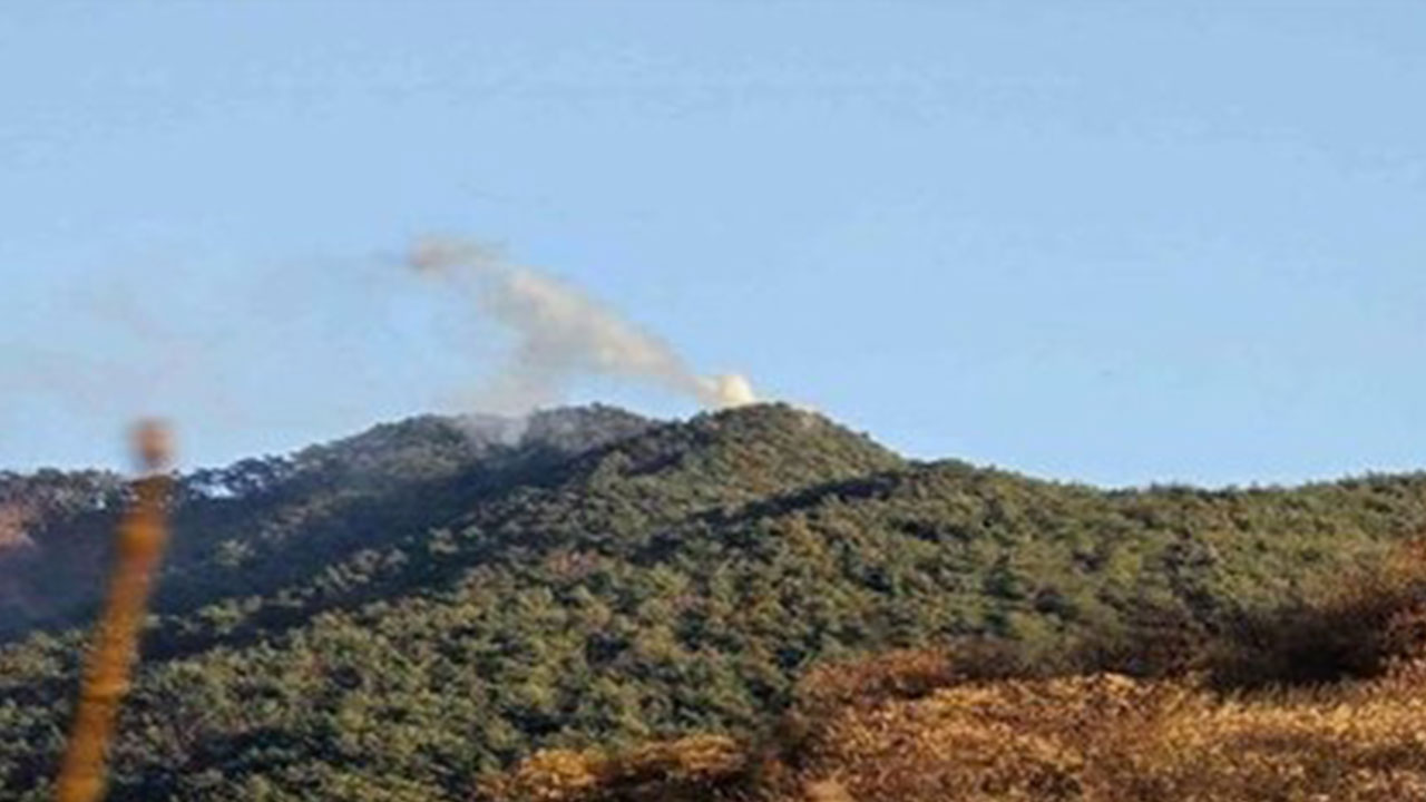 전북 순창 동계면 산불‥0.3㏊ 소실