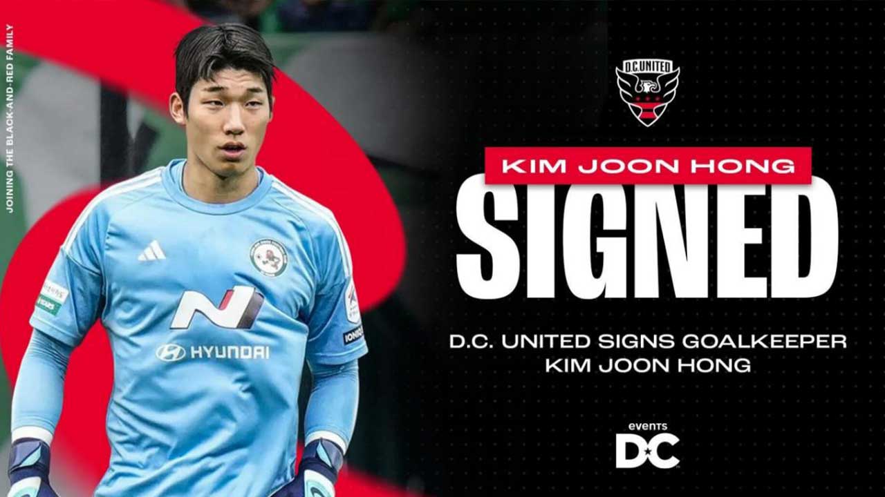 골키퍼 김준홍 미국프로축구 DC 유나이티드와 31년 계약