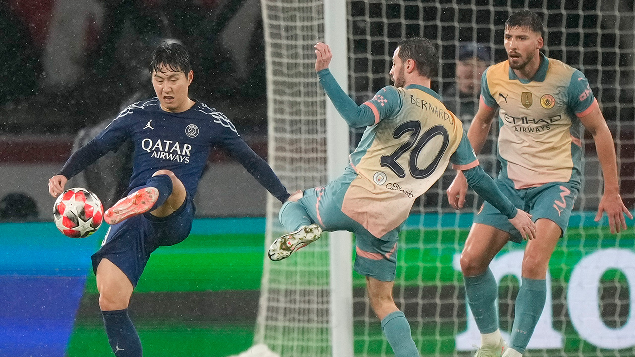 '이강인 45분' PSG, 맨시티에 4대2 역전승‥뮌헨은 0대3 패배