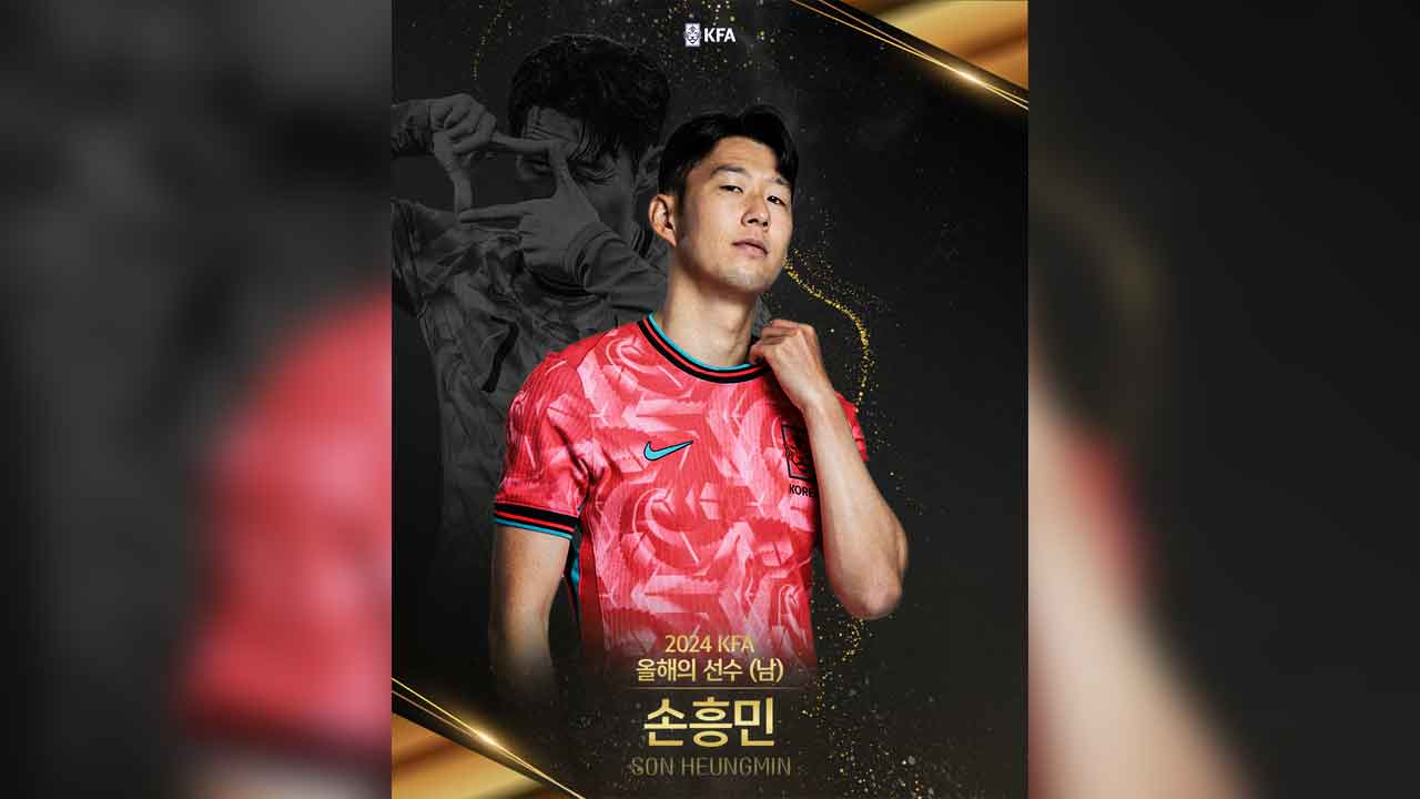 축구협회 '올해의 선수'에 손흥민 선정‥통산 최다 8번째 수상