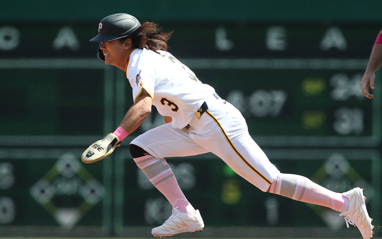 '빅리그 복귀 후 첫 선발' 배지환, 2타수 무안타 1볼넷 기록