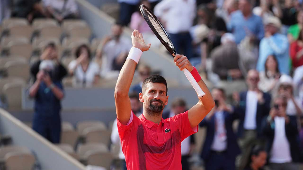 조코비치, 프랑스오픈 준결승서 '세계 1위' 신네르와 격돌