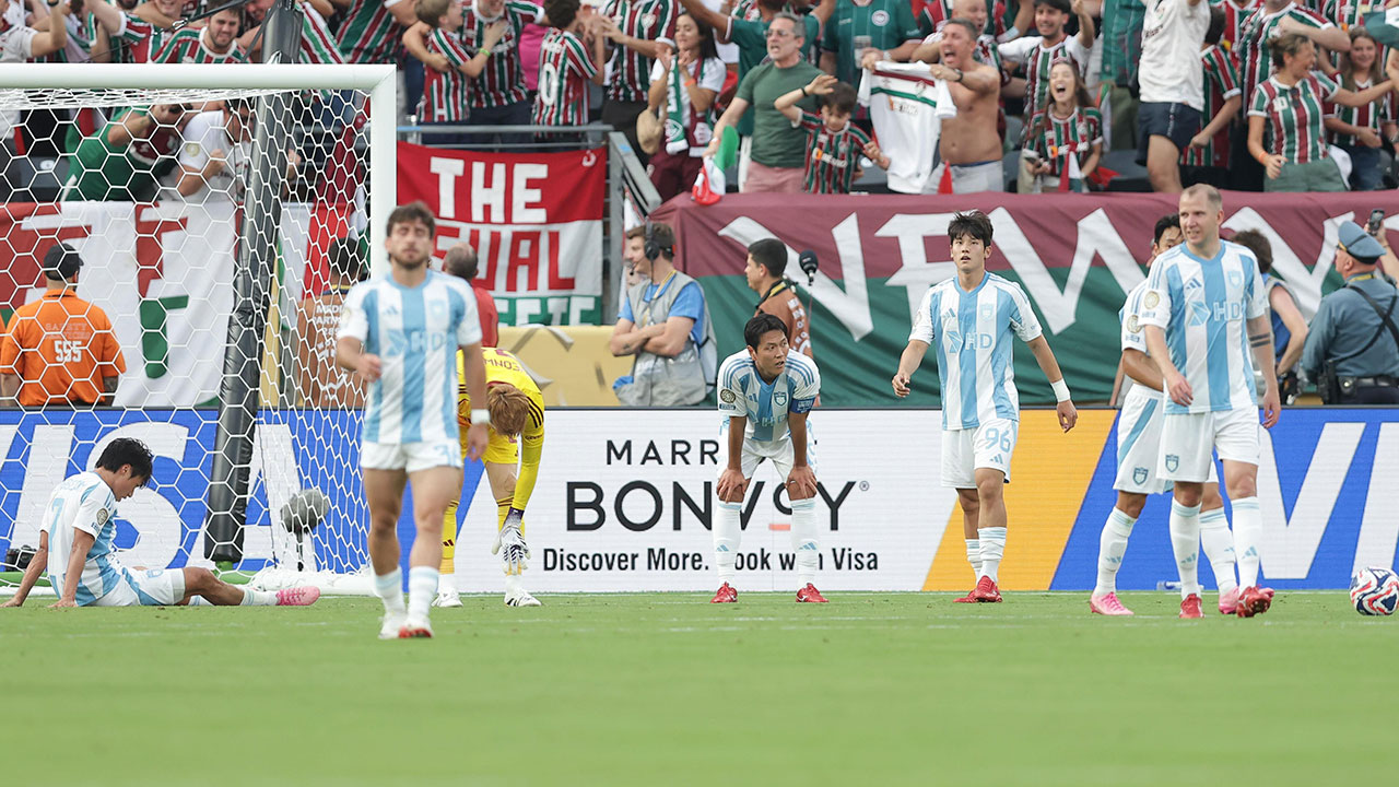 울산, 클럽월드컵서 플루미넨시에 2-4 패‥조별리그 탈락 확정