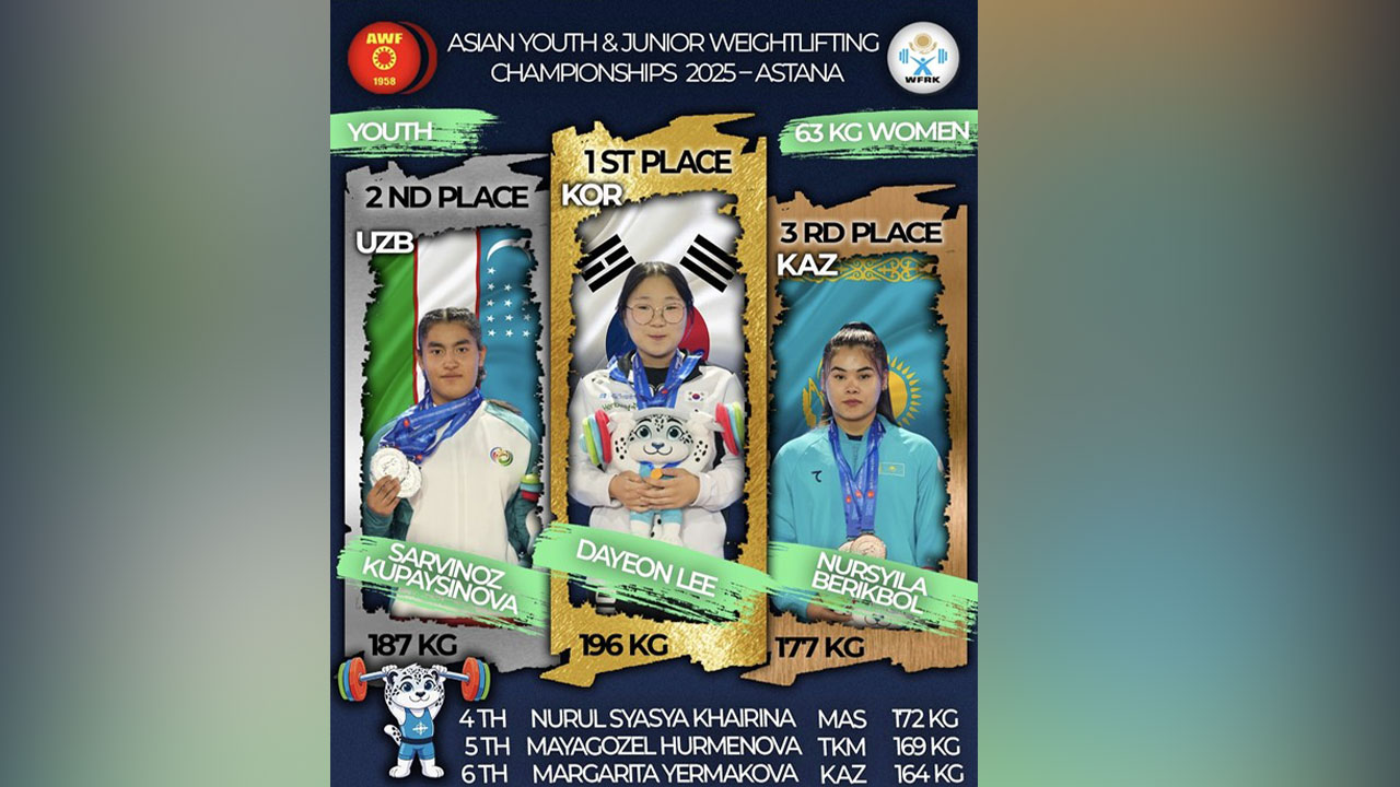 역도 이다연, 아시아주니어선수권 3관왕‥2년 연속 정상