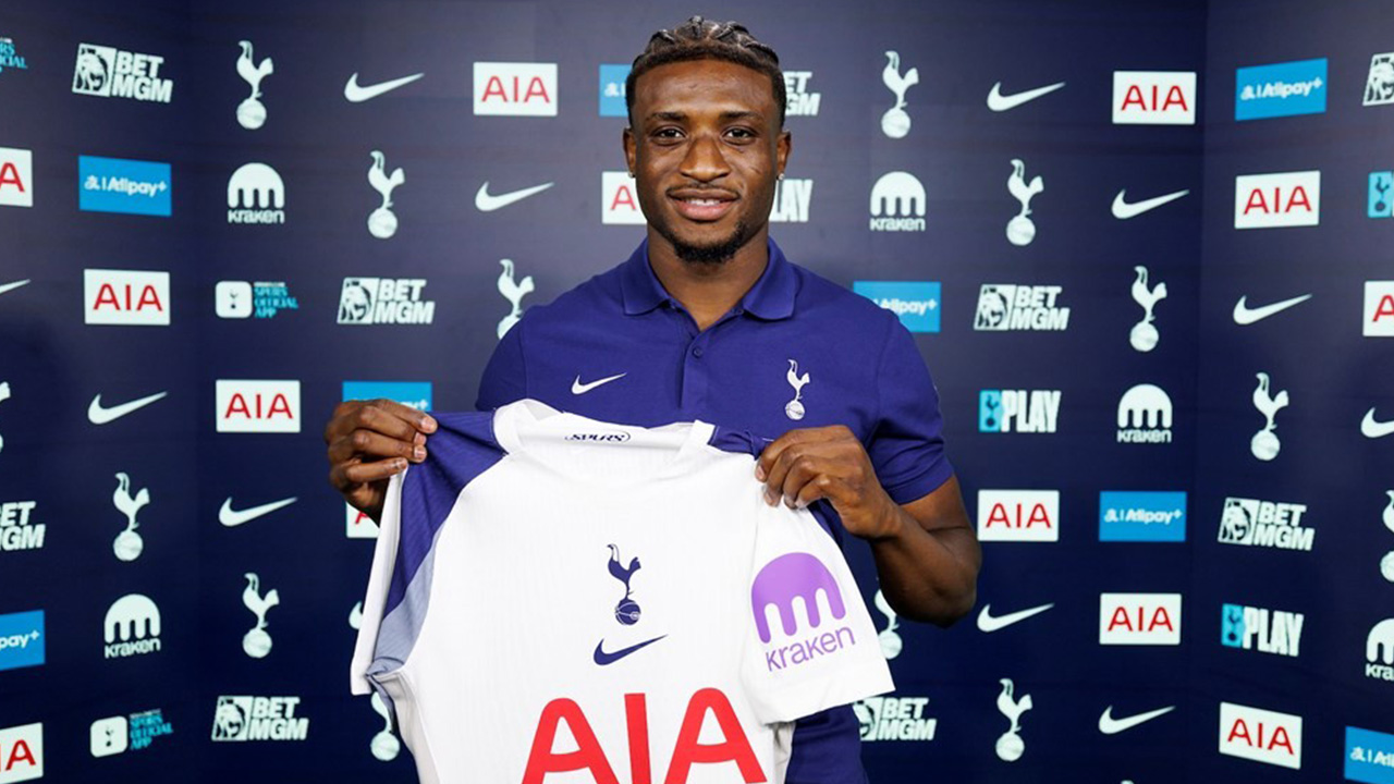 토트넘, 측면 공격수 쿠두스 영입‥"계약기간 6년·이적료 1천25억원"