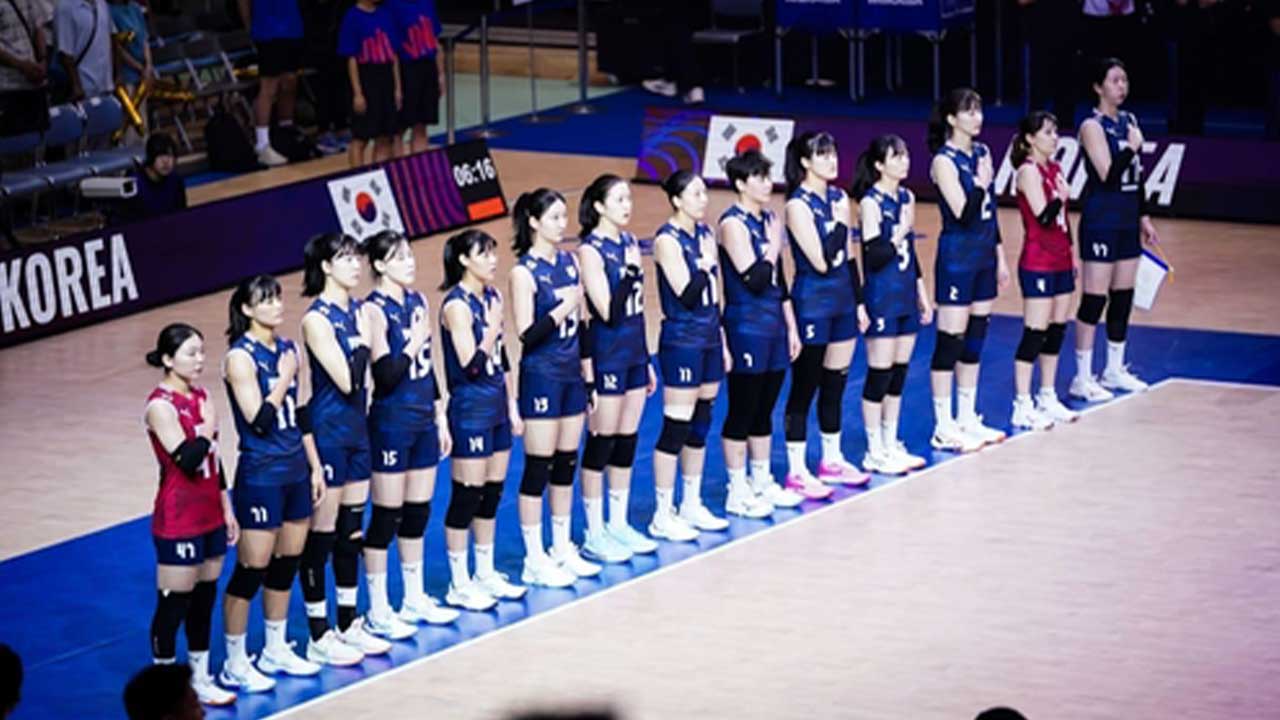 한국 여자배구, VNL '강등'‥태국은 '승점 1' 추가해 잔류