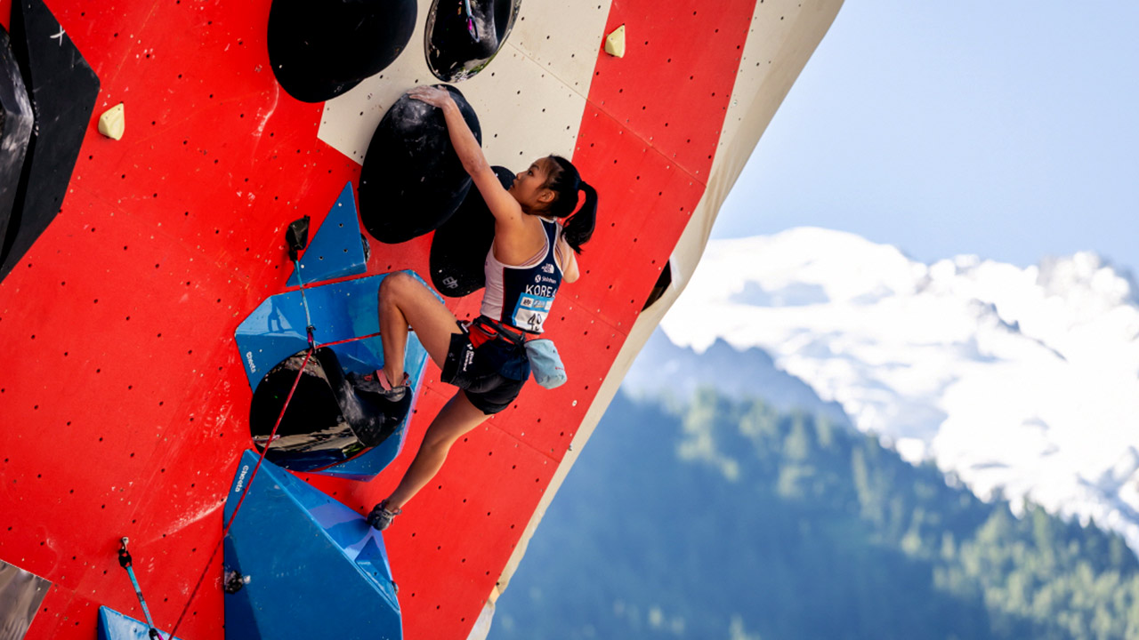 스포츠클라이밍 서채현, 샤모니 리드 월드컵 우승