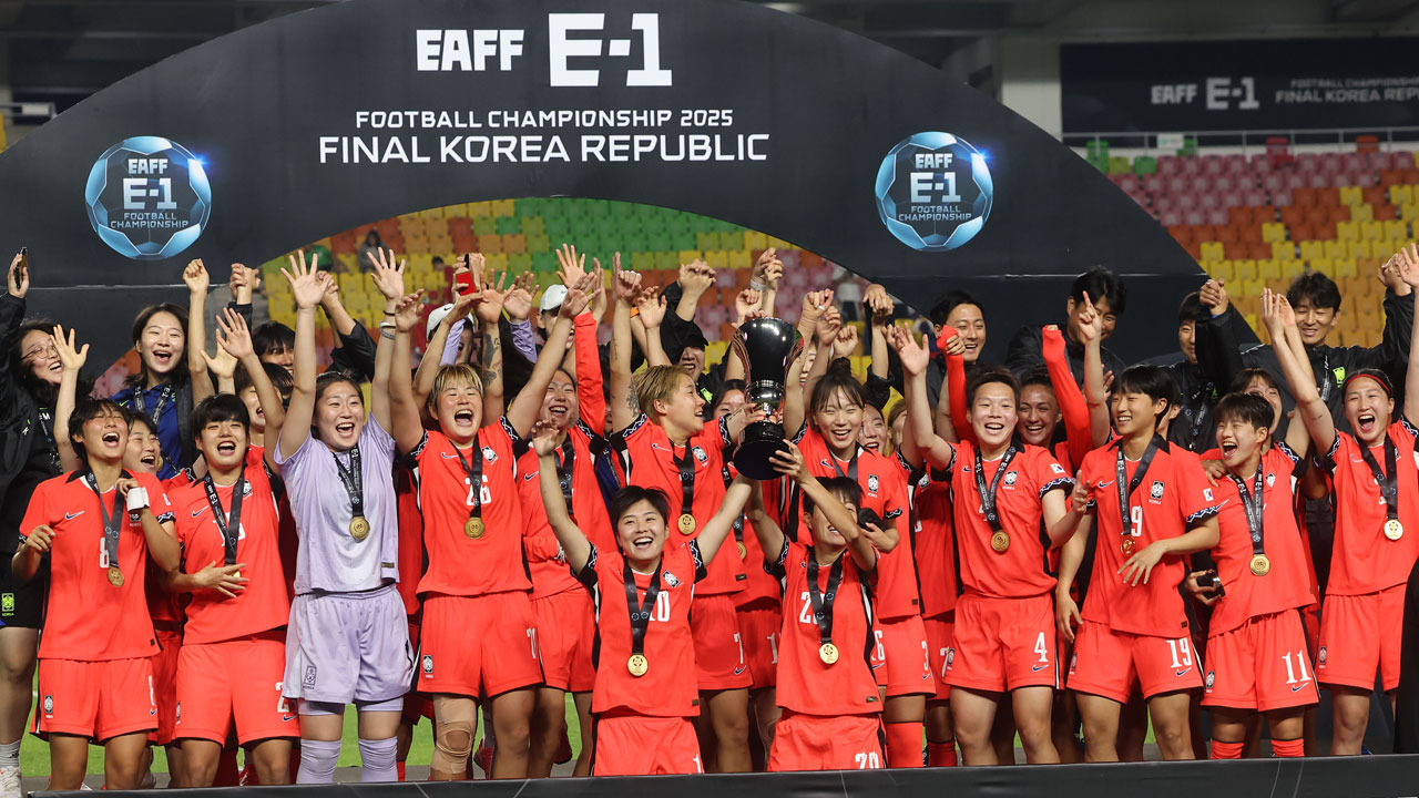 여자축구 대표팀, 대만 꺾고 20년 만에 동아시안컵 우승