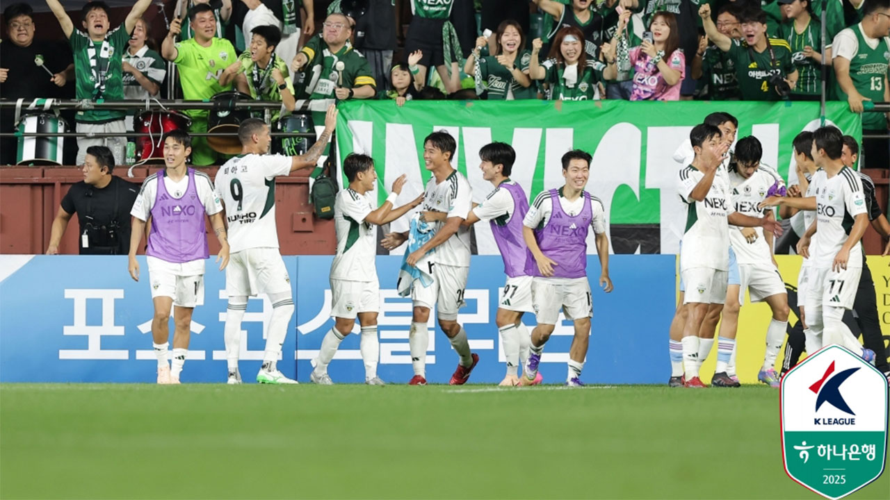 K리그1 선두 전북, '기성용 첫 출전' 포항에 3-2 역전승