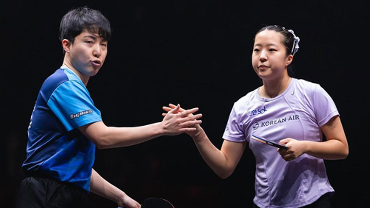 탁구 임종훈-신유빈, WTT 왕중왕전 정상‥결승서 3-0 완승
