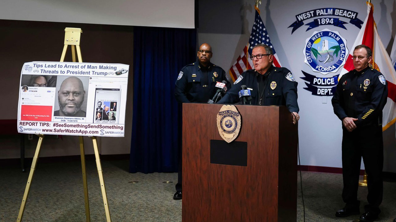 트럼프 협박 글 올린 미국 남성 체포