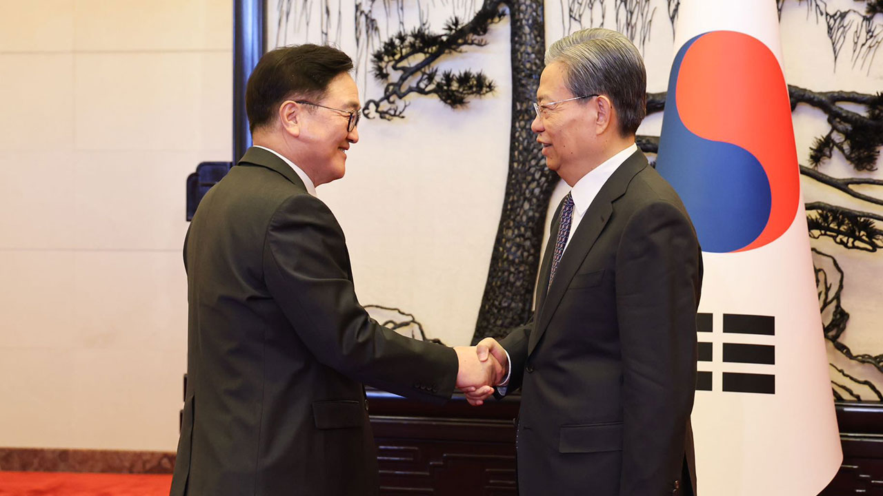 우원식 "중국에 한국 안정됐다 전할 것‥지금은 국회의장 책임 집중"