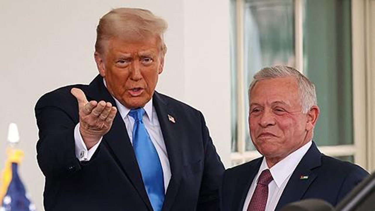 트럼프, 요르단 국왕과 정상회담‥'가자 구상' 수용 압박