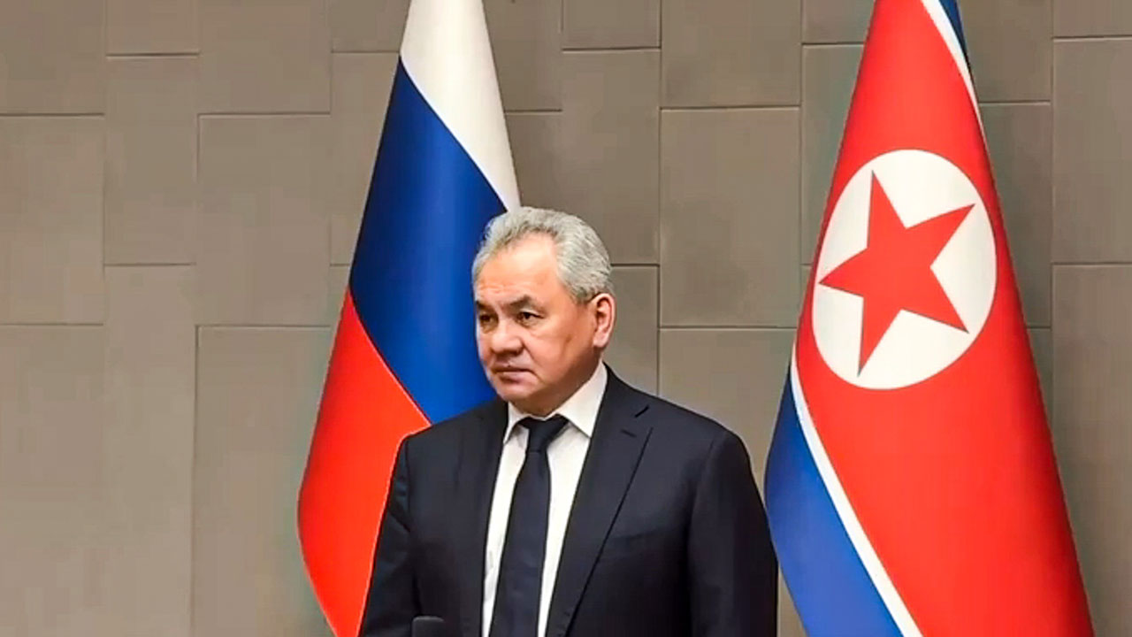 러시아 쇼이구, 북한 김정은과 2시간여 대화‥푸틴 메시지 전달"