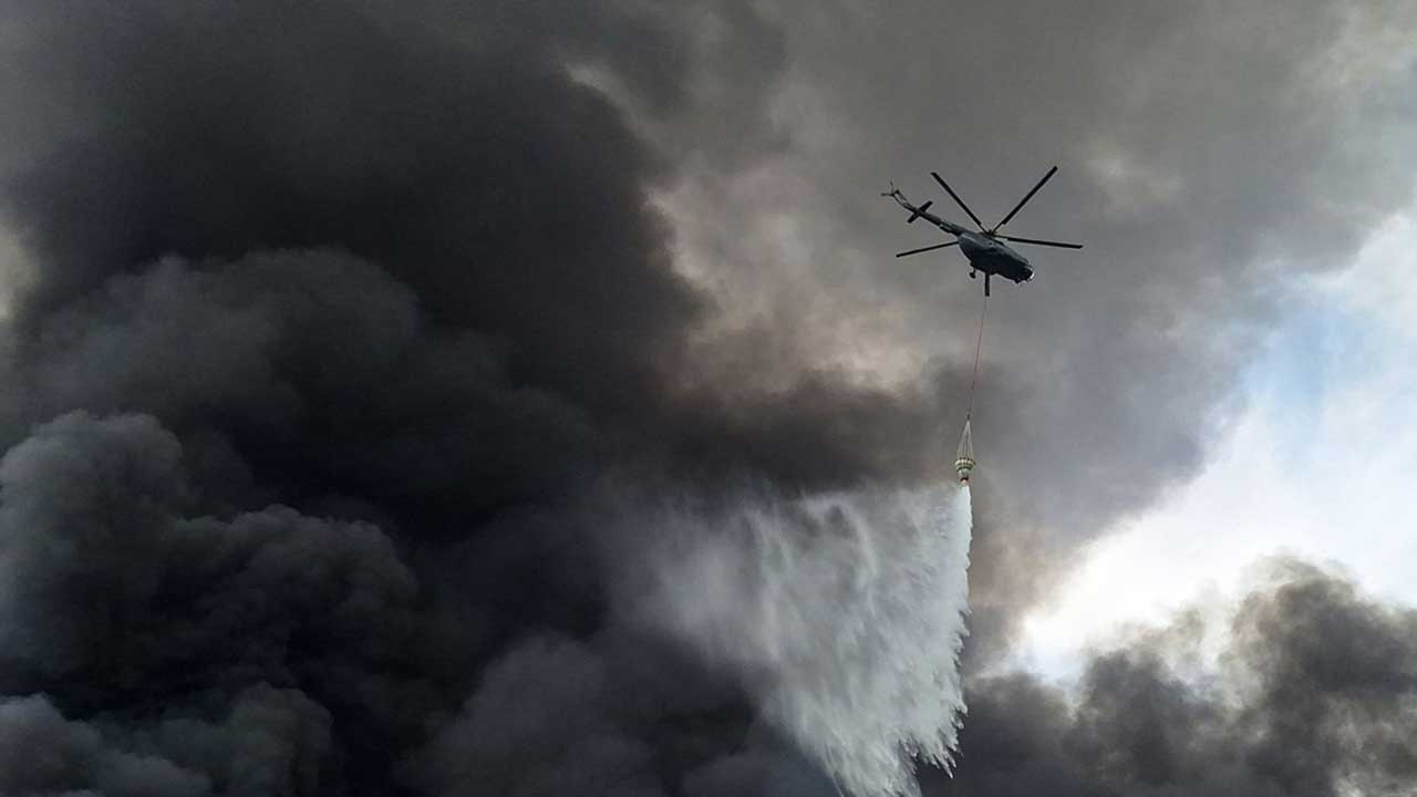 이란 항구 대폭발‥"고체연료 물질 보관" 분석