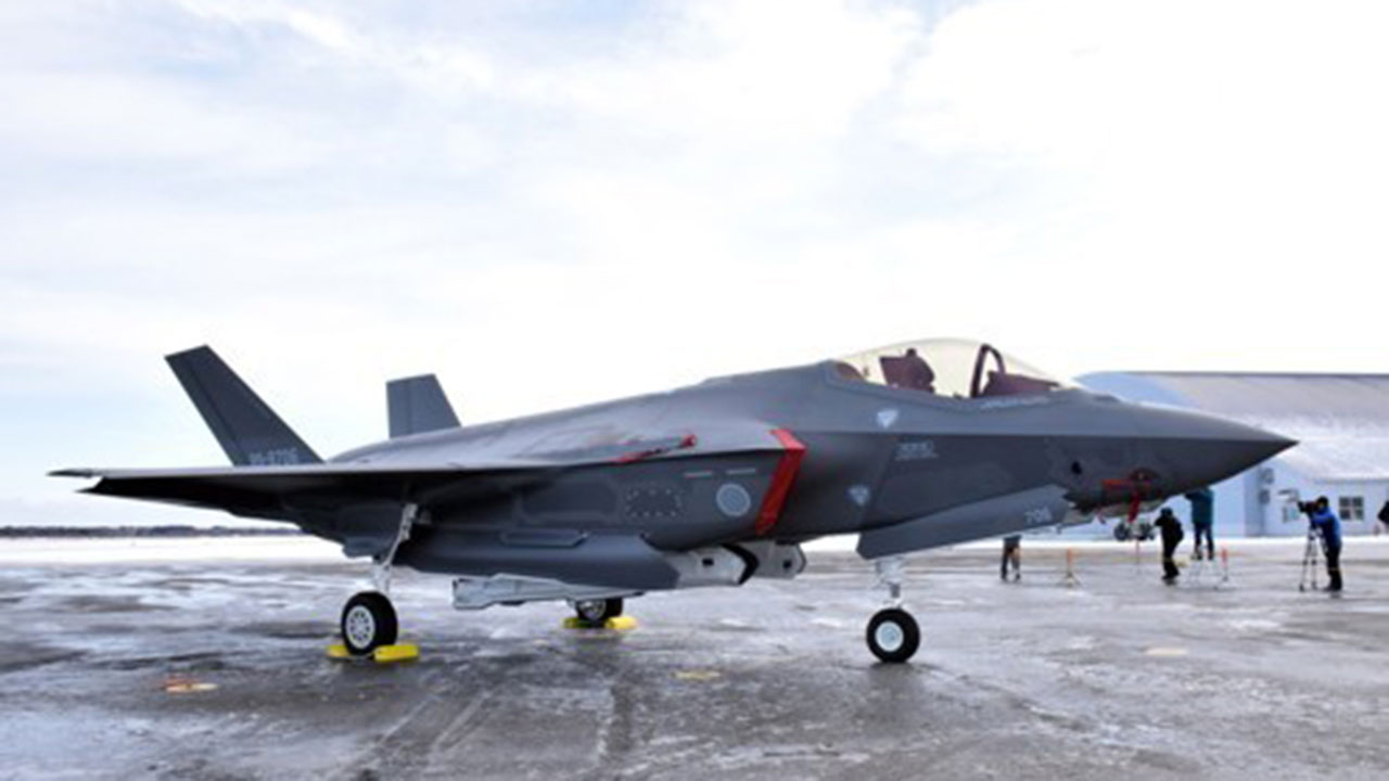 일본, 동해쪽 기지에 최신예 F-35A 전투기 첫 배치