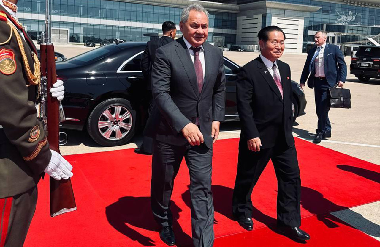 러 쇼이구, 평양에서 김정은 만나 우크라·한반도 논의