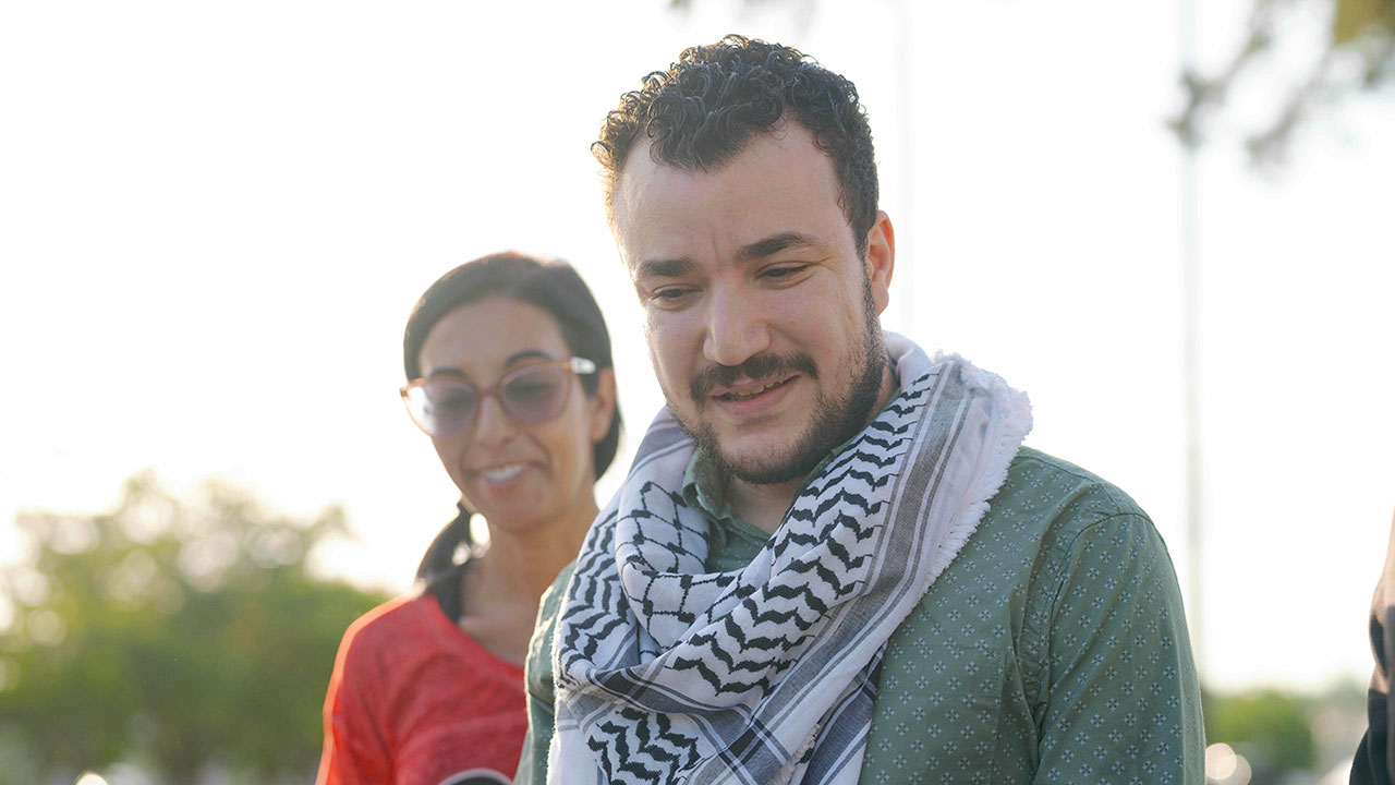 '가자 전쟁 반대' 시위 컬럼비아대 졸업생 104일만에 석방