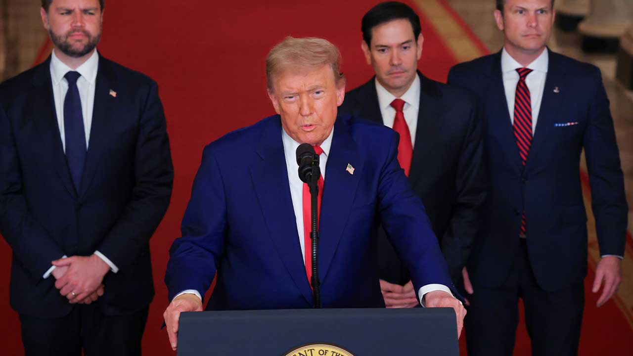 트럼프 대국민담화 "이란, 평화 구축 안 하면 향후 공격 훨씬 강력"