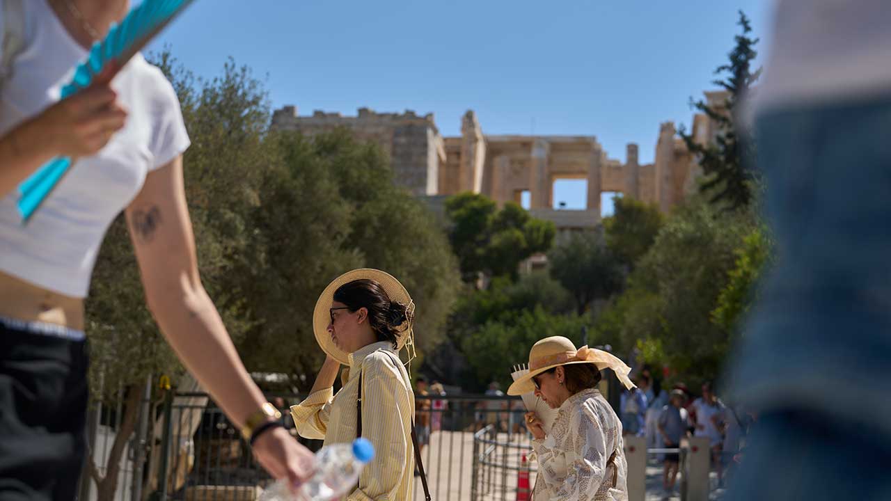 '불지옥' 유럽, 40도 넘나드는 폭염‥그리스 아크로폴리스 폐쇄