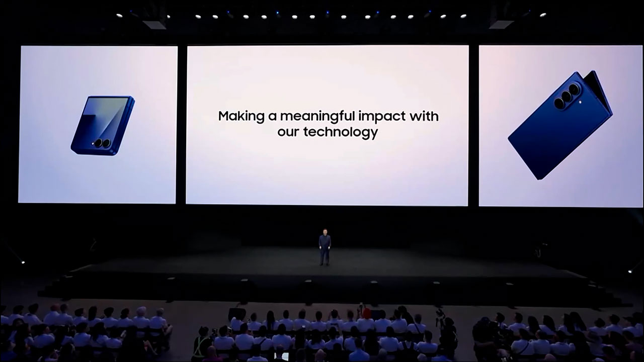 뉴욕서 삼성 갤럭시 '폴드7·플립7' 첫 공개‥"AI기술과 하드웨어 결합"