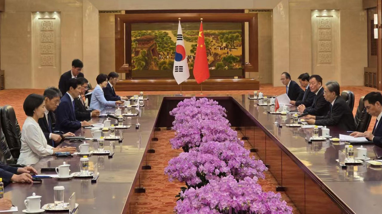 이학영, 자오러지 전인대 상무위원장 면담‥"서해 구조물, 전향적 조치 취해달라"