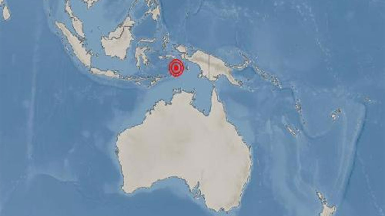 인도네시아 암본 남동쪽 바다서 규모 6.7 지진 발생
