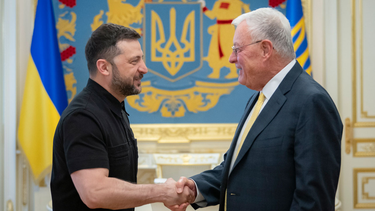 젤렌스키 "미 특사 만나 무기 합동 생산, 러 제재 등 논의"