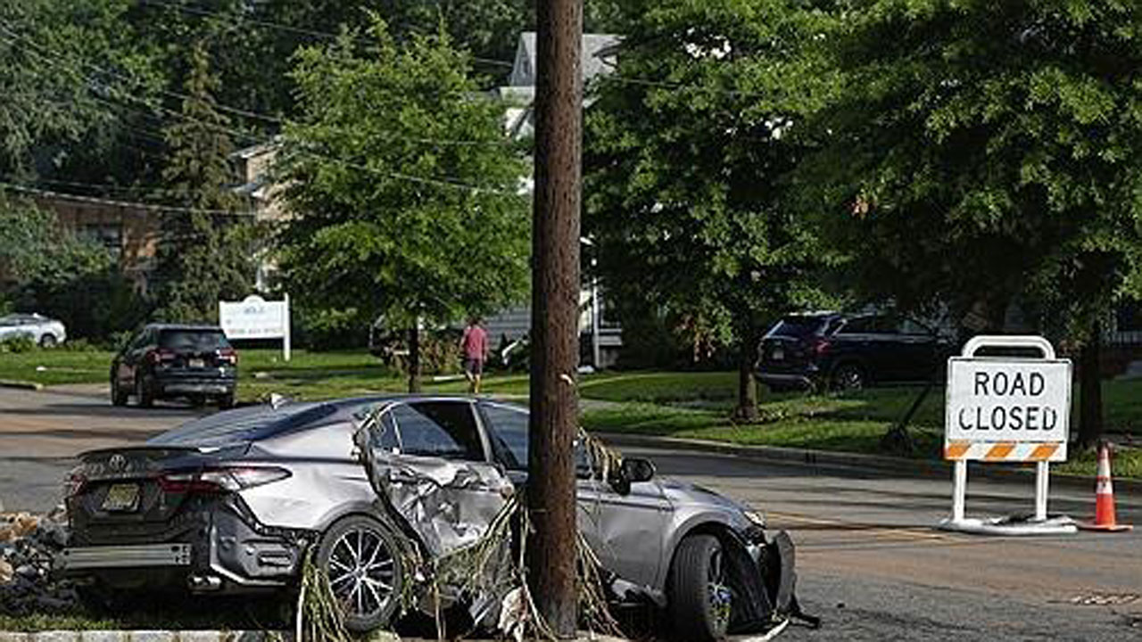 미국 뉴저지주 기습폭우로 2명 사망‥뉴욕 지하철 또 침수