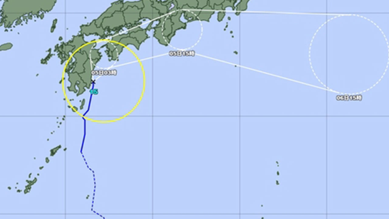 태풍 15호 페이파 일본 상륙‥"차 쓰러지고 비닐하우스 날아가"