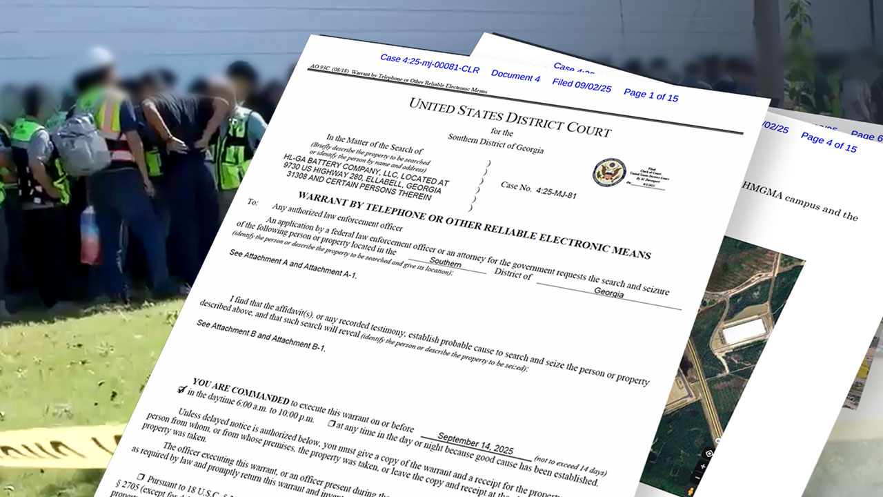 미 이민당국, 조지아 한인 체포 영장에 허위 근거 작성 정황